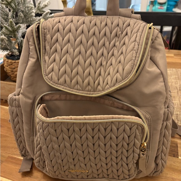 Moschino Beige Quilted Women's Backpack - Picture 1 of 1